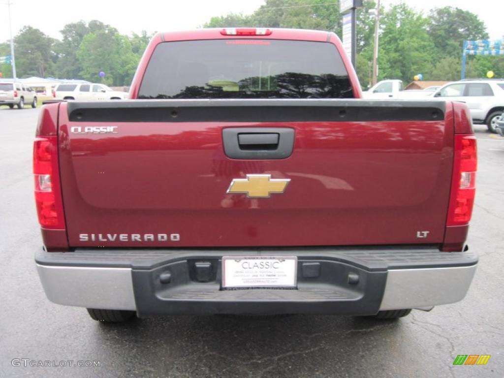 2009 Silverado 1500 LT Crew Cab - Deep Ruby Red Metallic / Dark Titanium photo #6