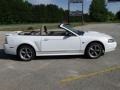 2001 Oxford White Ford Mustang GT Convertible  photo #6