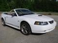 2001 Oxford White Ford Mustang GT Convertible  photo #7