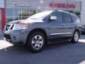 2010 Lakeshore Slate Blue Metallic Nissan Armada Platinum  photo #1