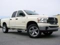 2008 Cool Vanilla White Dodge Ram 1500 Big Horn Edition Quad Cab 4x4  photo #1