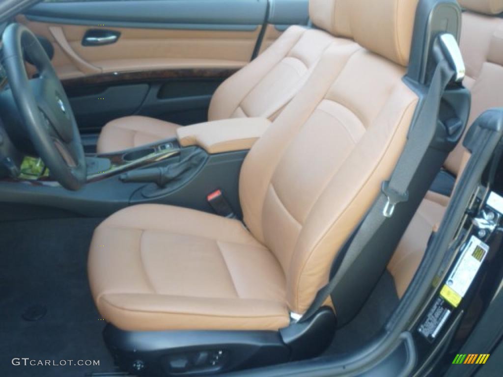 2008 3 Series 328i Convertible - Black Sapphire Metallic / Saddle Brown/Black photo #7