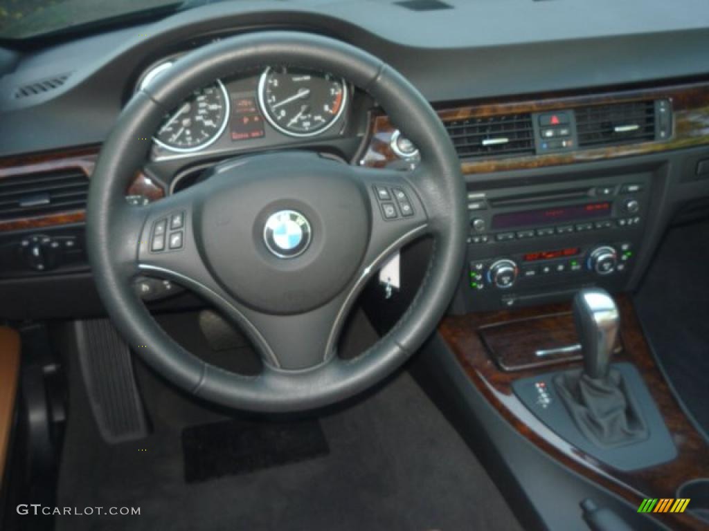 2008 3 Series 328i Convertible - Black Sapphire Metallic / Saddle Brown/Black photo #8