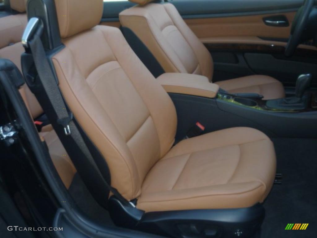 2008 3 Series 328i Convertible - Black Sapphire Metallic / Saddle Brown/Black photo #11