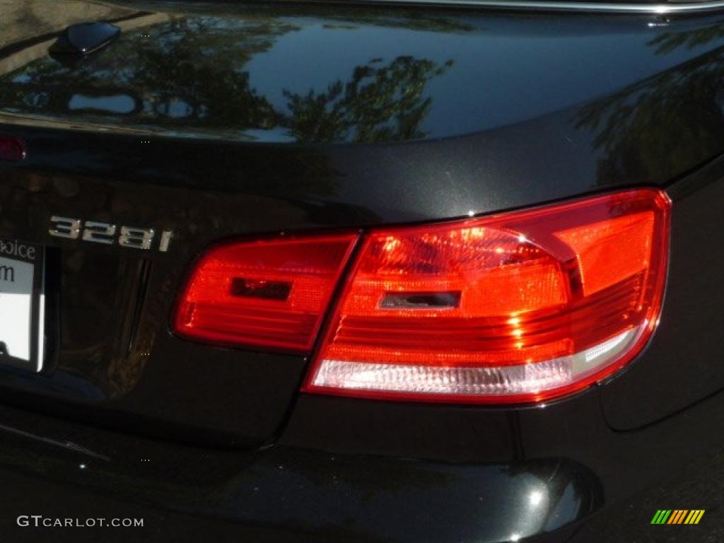2008 3 Series 328i Convertible - Black Sapphire Metallic / Saddle Brown/Black photo #16