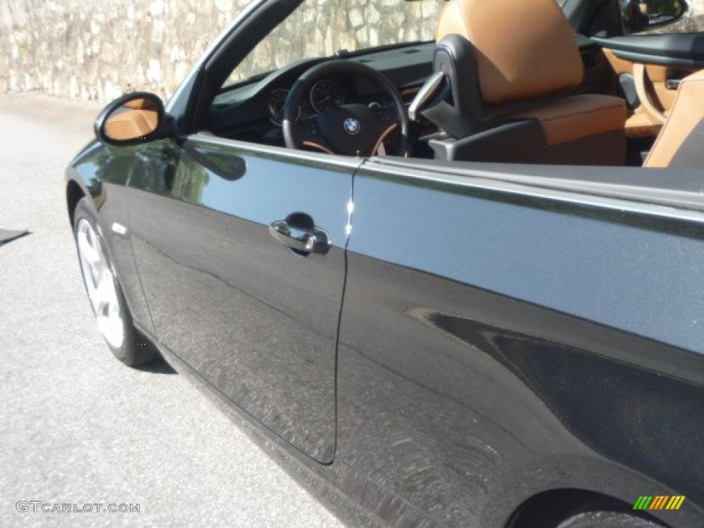 2008 3 Series 328i Convertible - Black Sapphire Metallic / Saddle Brown/Black photo #18