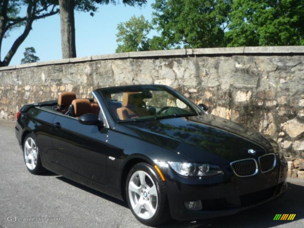 2008 3 Series 328i Convertible - Black Sapphire Metallic / Saddle Brown/Black photo #22