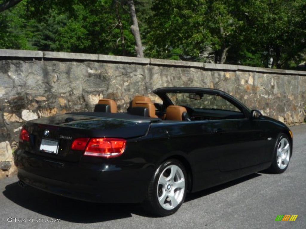 2008 3 Series 328i Convertible - Black Sapphire Metallic / Saddle Brown/Black photo #23