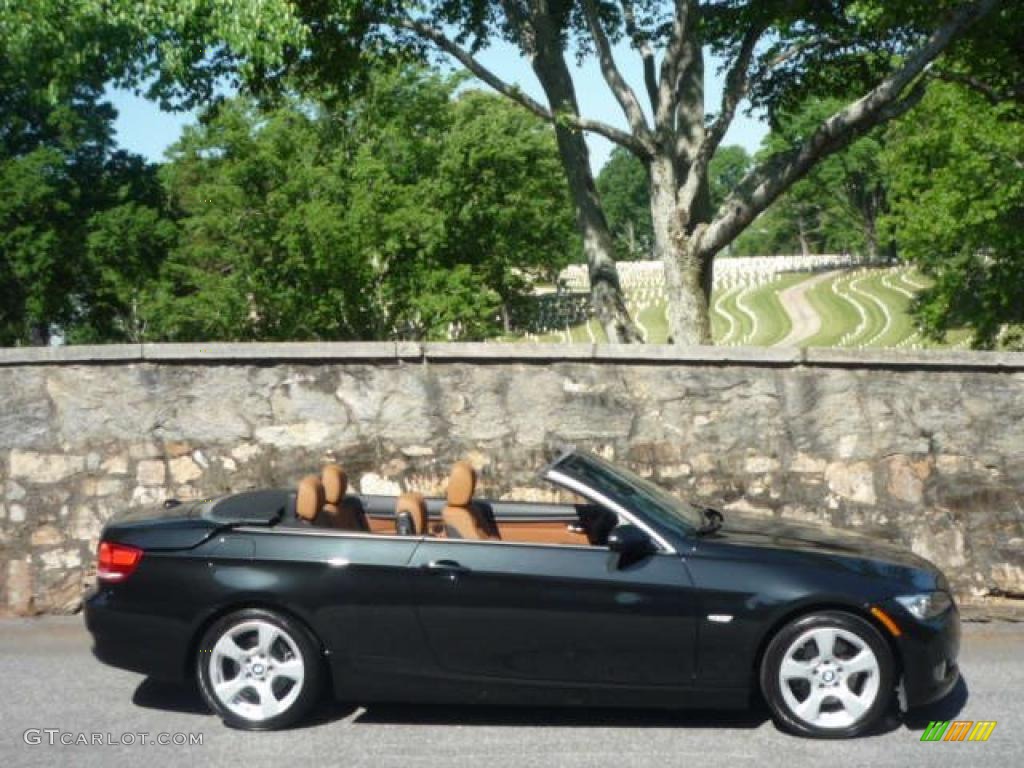 2008 3 Series 328i Convertible - Black Sapphire Metallic / Saddle Brown/Black photo #24