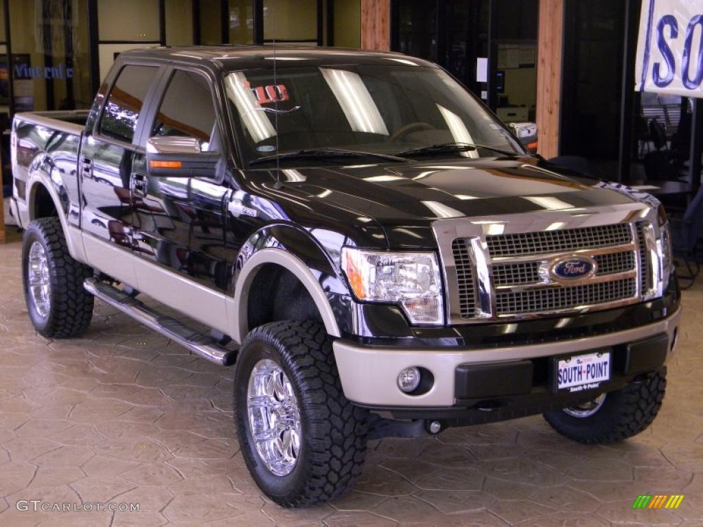 2010 F150 King Ranch SuperCrew 4x4 - Tuxedo Black / Chapparal Leather photo #52