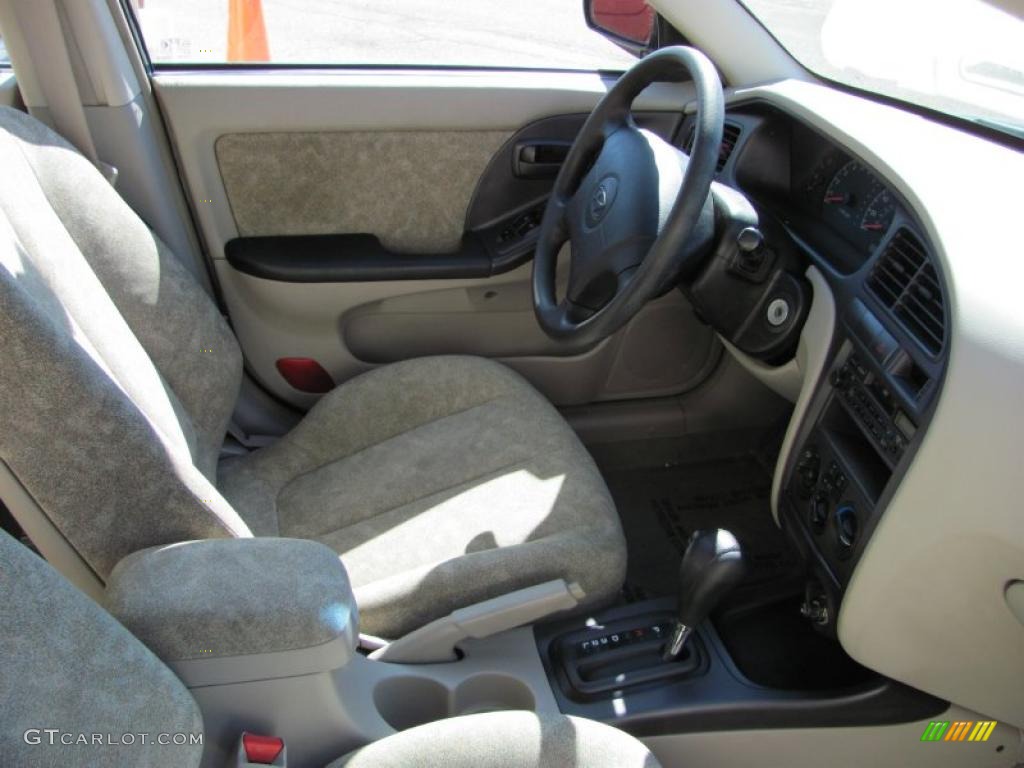 2001 Elantra GLS - Ocean Blue / Beige photo #6