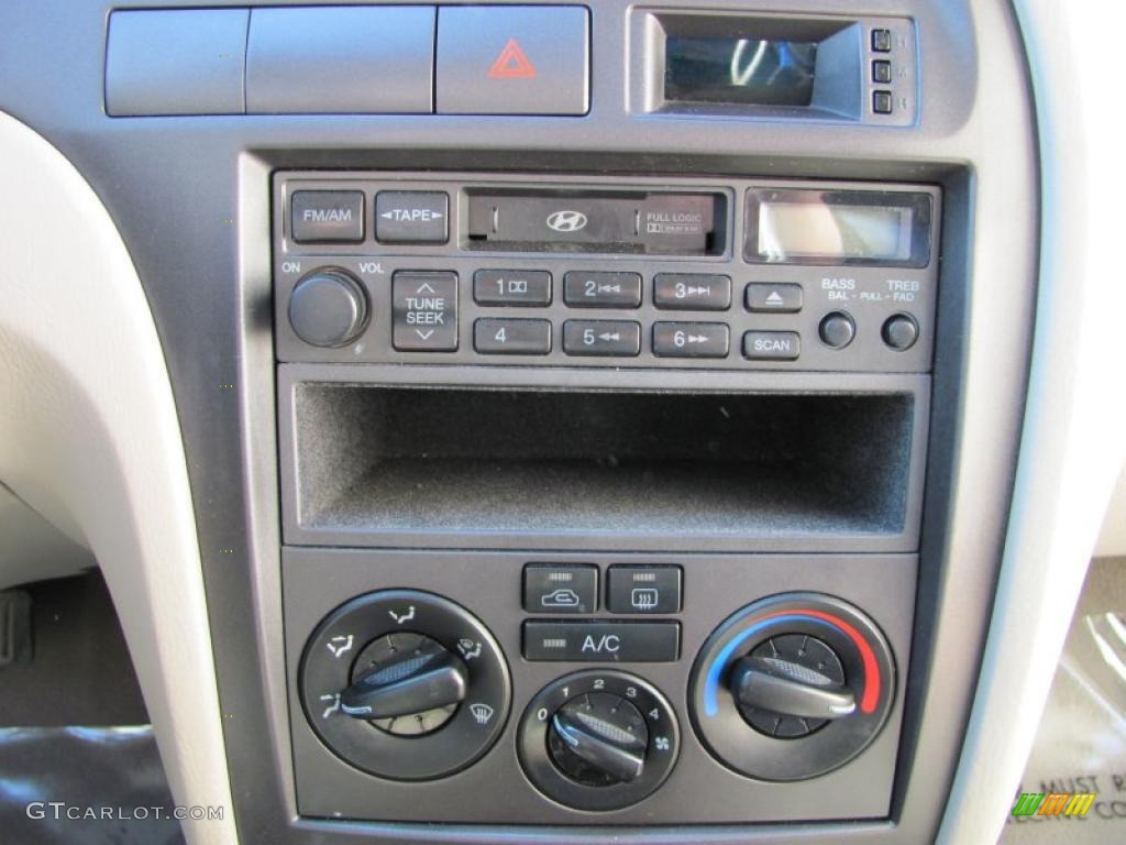 2001 Elantra GLS - Ocean Blue / Beige photo #7