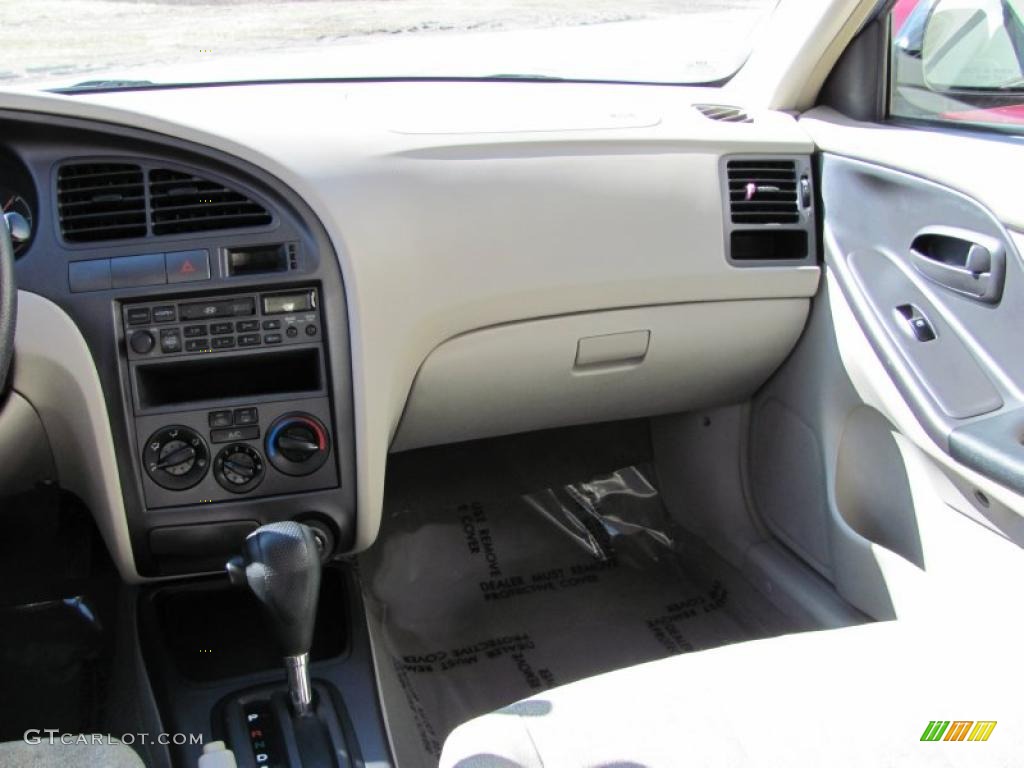 2001 Elantra GLS - Ocean Blue / Beige photo #10