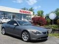 2007 Silver Grey Metallic BMW 6 Series 650i Convertible  photo #2