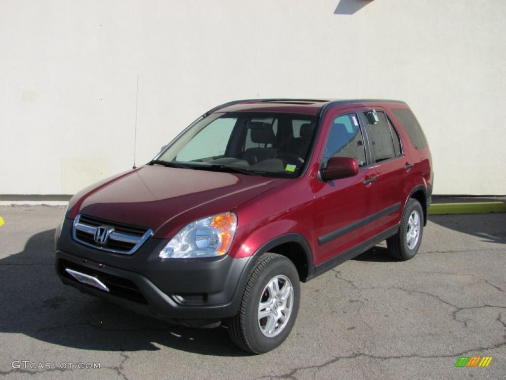 2003 CR-V EX 4WD - Chianti Red Pearl / Saddle photo #1