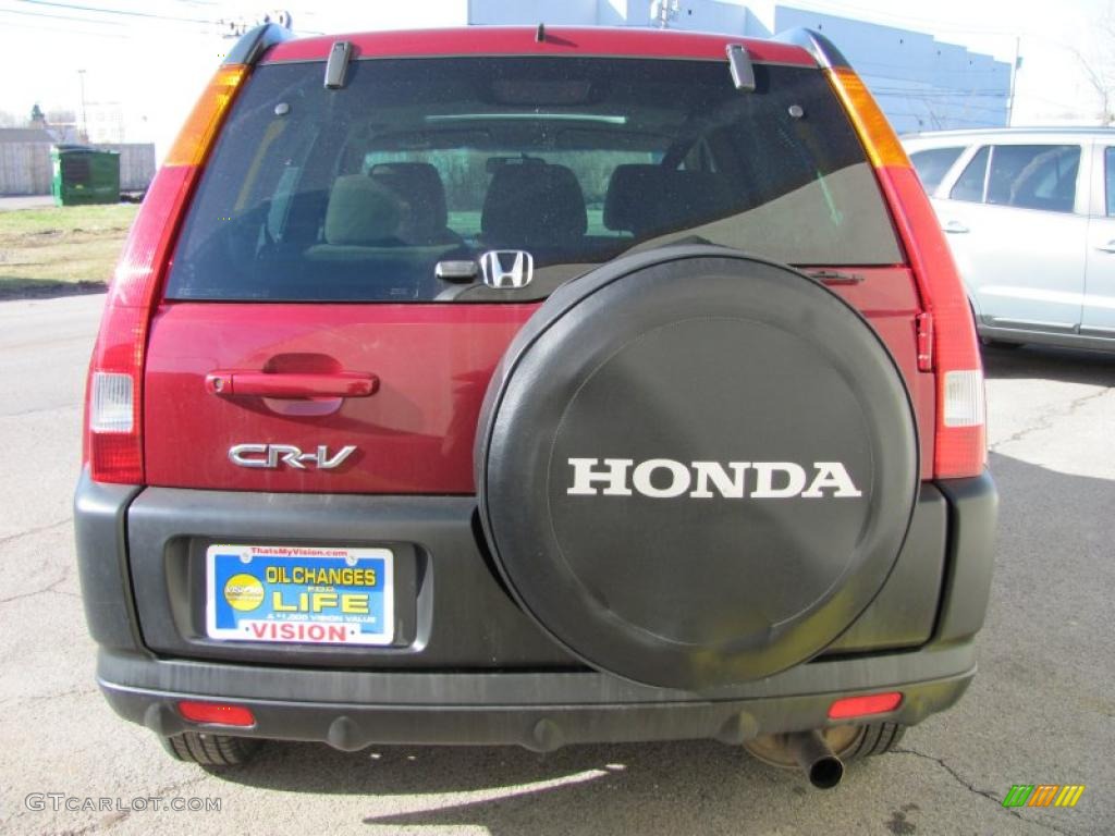 2003 CR-V EX 4WD - Chianti Red Pearl / Saddle photo #3