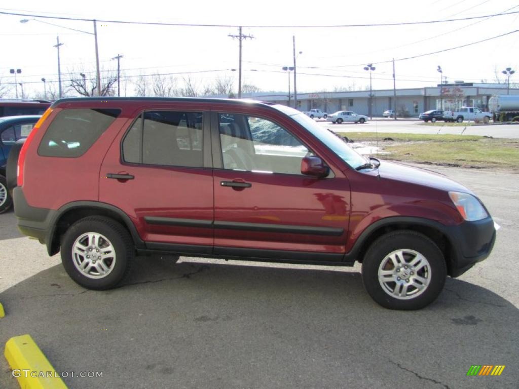 2003 CR-V EX 4WD - Chianti Red Pearl / Saddle photo #4