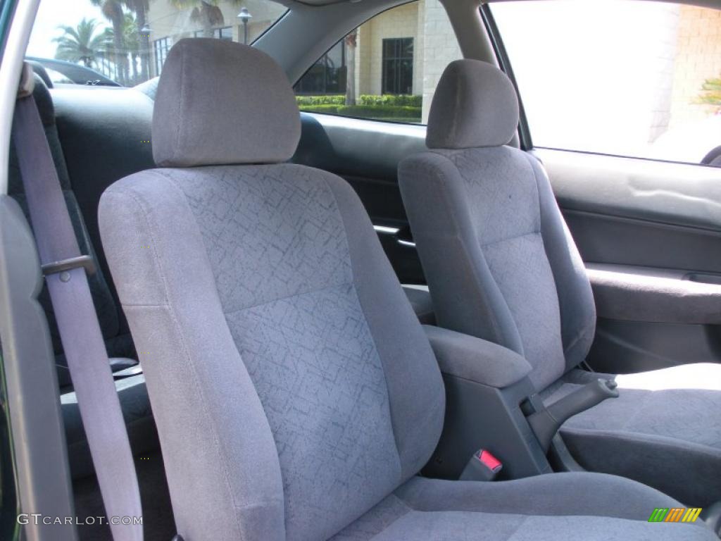 2000 Civic EX Coupe - Clover Green Pearl / Gray photo #14