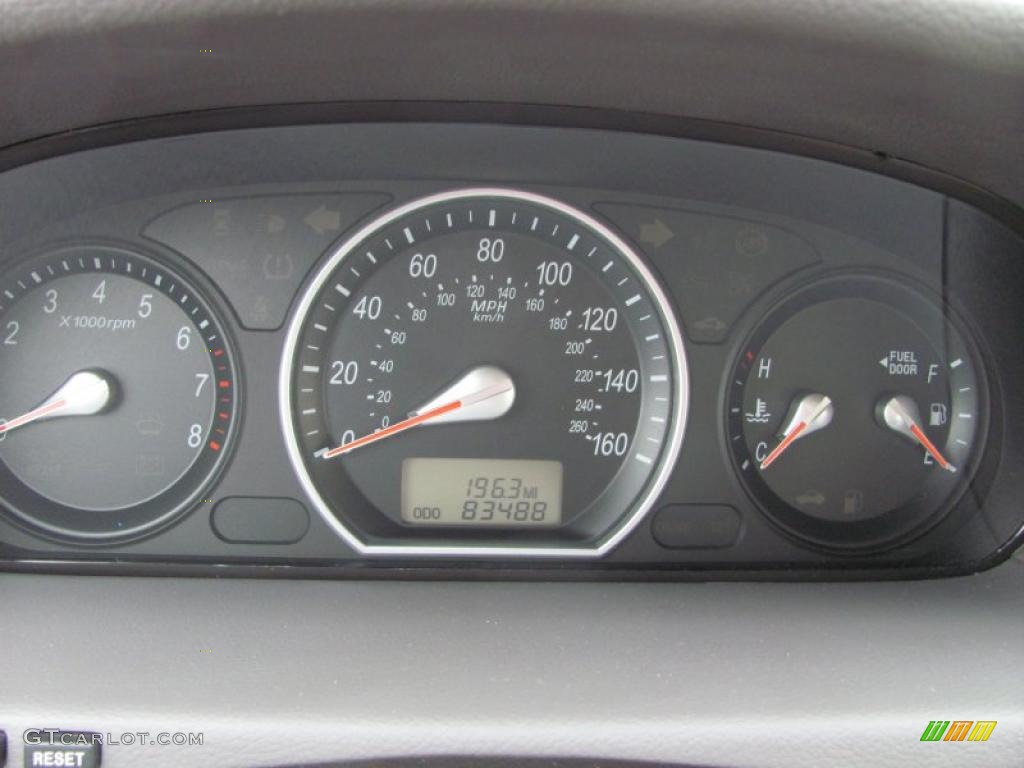 2007 Sonata Limited V6 - Ebony Black / Beige photo #17