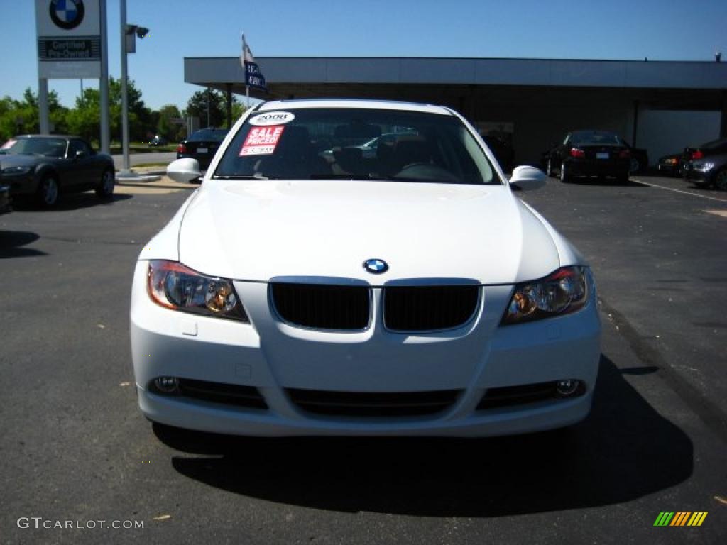 2008 3 Series 328xi Sedan - Alpine White / Terra Dakota Leather photo #8