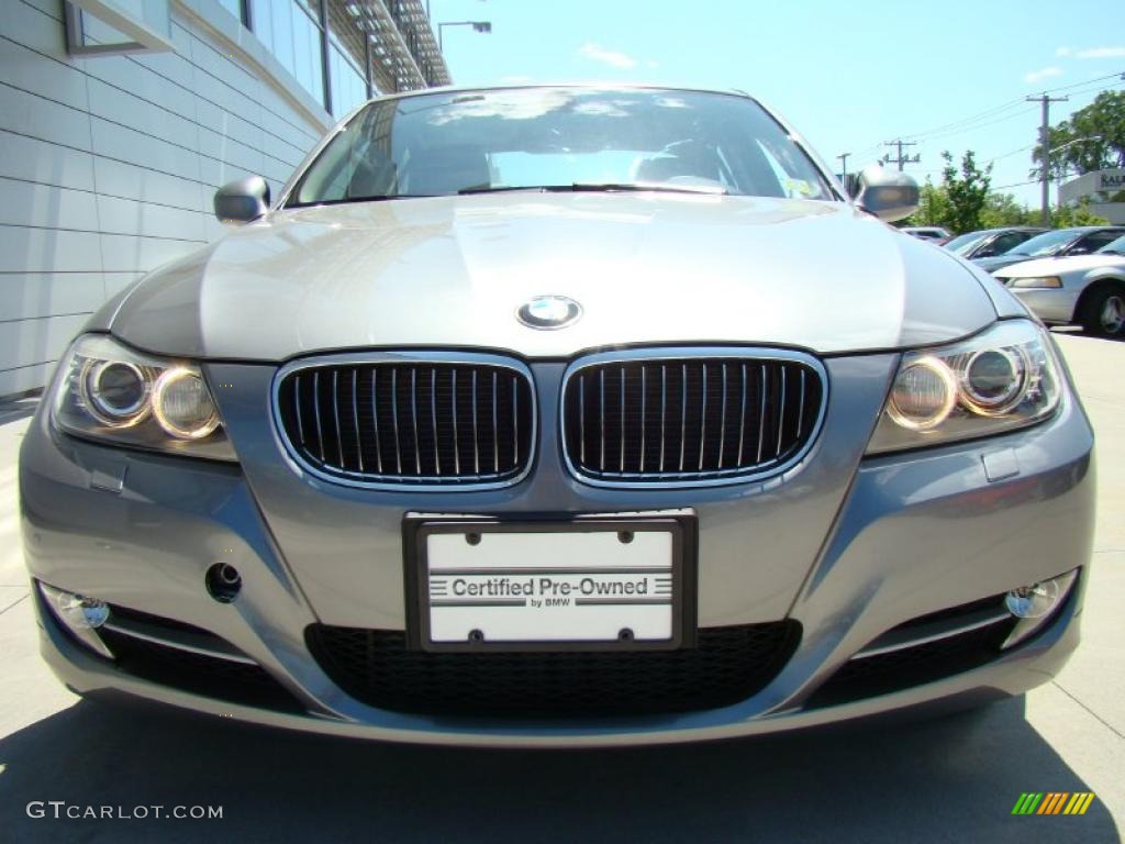 2010 3 Series 335i xDrive Sedan - Space Gray Metallic / Black photo #2