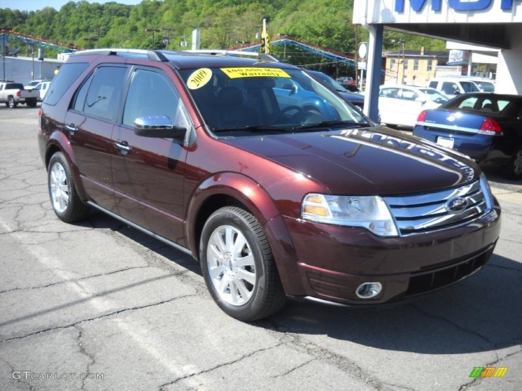2009 Taurus X Limited AWD - Cinnamon Metallic / Charcoal Black photo #17