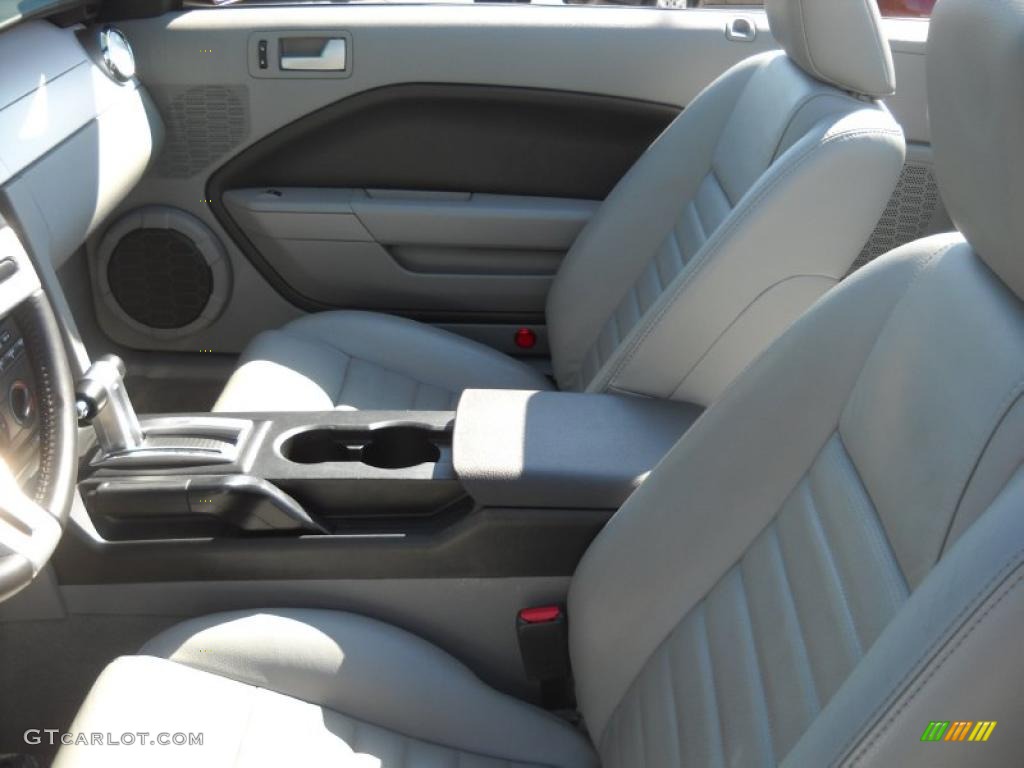 2007 Mustang GT Premium Convertible - Redfire Metallic / Light Graphite photo #8
