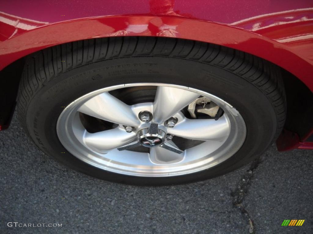 2007 Mustang GT Premium Convertible - Redfire Metallic / Light Graphite photo #15