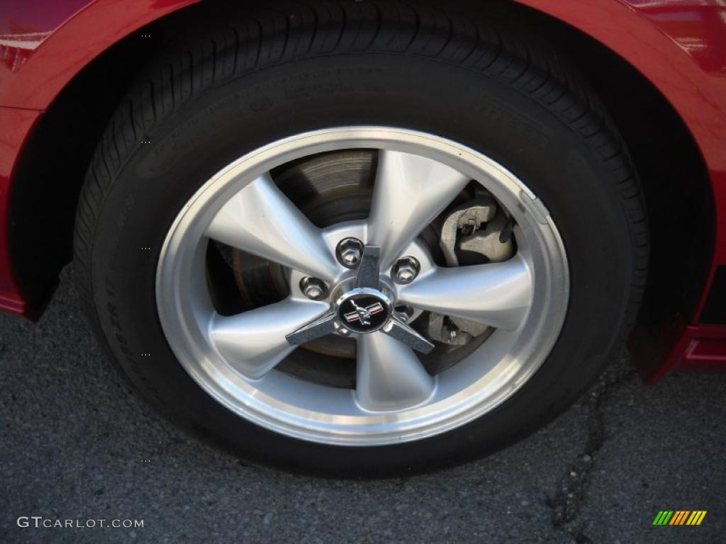 2007 Mustang GT Premium Convertible - Redfire Metallic / Light Graphite photo #16