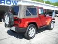 2009 Sunburst Orange Pearl Coat Jeep Wrangler Sahara 4x4  photo #2