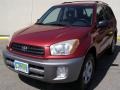 2003 Impulse Red Toyota RAV4 4WD  photo #1