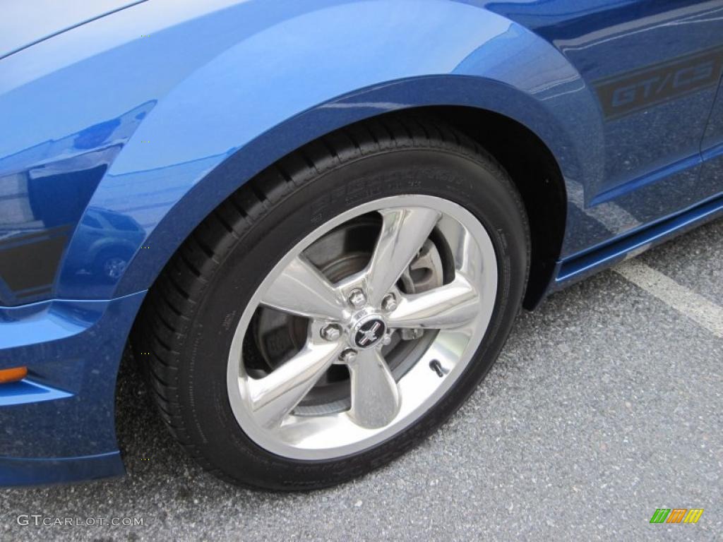 2007 Mustang GT/CS California Special Coupe - Vista Blue Metallic / Black/Parchment photo #4