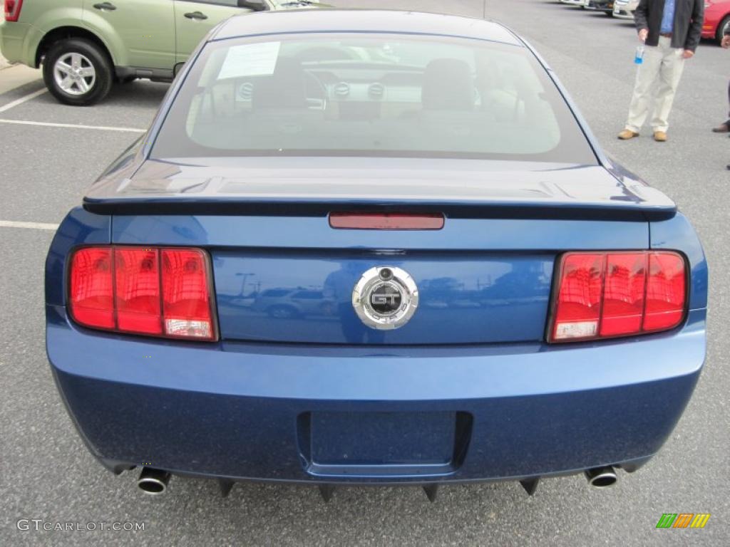 2007 Mustang GT/CS California Special Coupe - Vista Blue Metallic / Black/Parchment photo #8