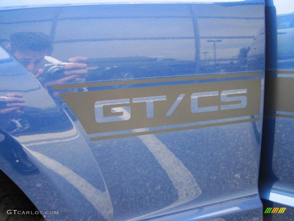 2007 Mustang GT/CS California Special Coupe - Vista Blue Metallic / Black/Parchment photo #9