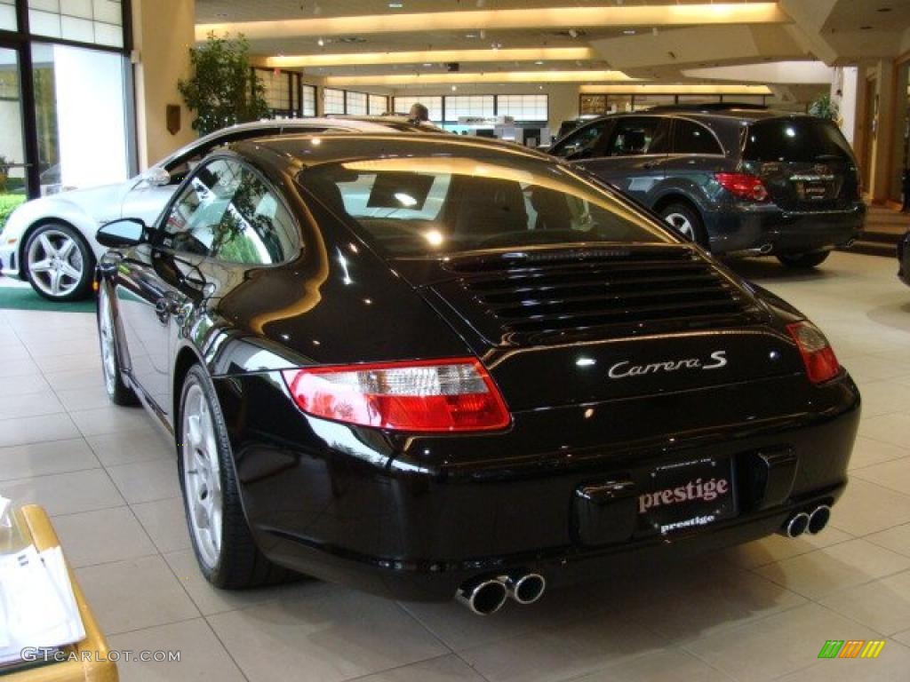 2008 911 Carrera S Coupe - Black / Black photo #4