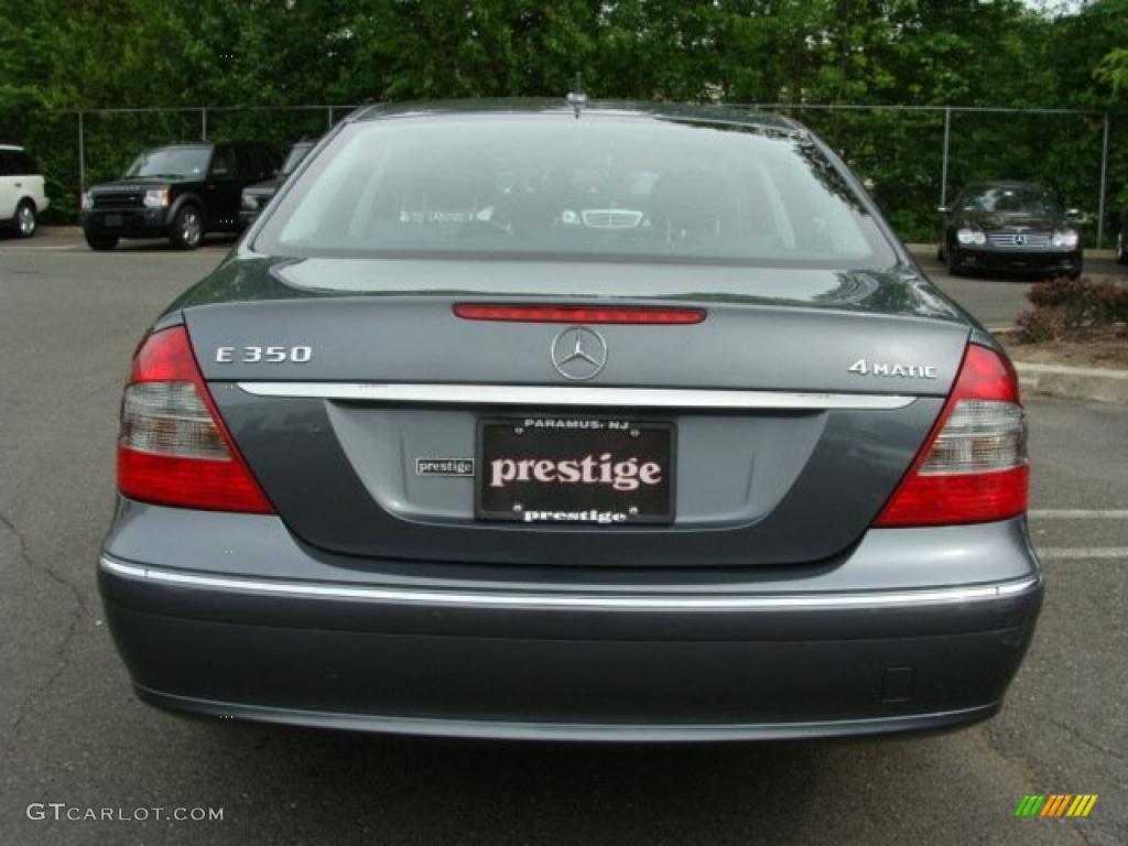 2007 E 350 4Matic Sedan - Flint Grey Metallic / Black photo #5