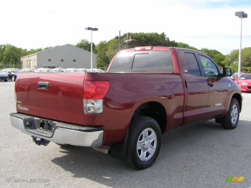 2008 Tundra SR5 Double Cab - Salsa Red Pearl / Beige photo #3