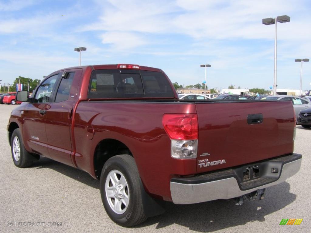 2008 Tundra SR5 Double Cab - Salsa Red Pearl / Beige photo #5