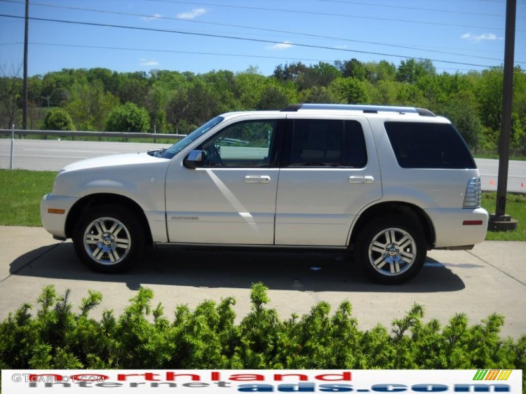 2008 Mountaineer Premier AWD - White Suede / Camel photo #5
