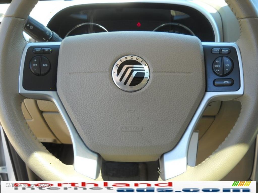 2008 Mountaineer Premier AWD - White Suede / Camel photo #19