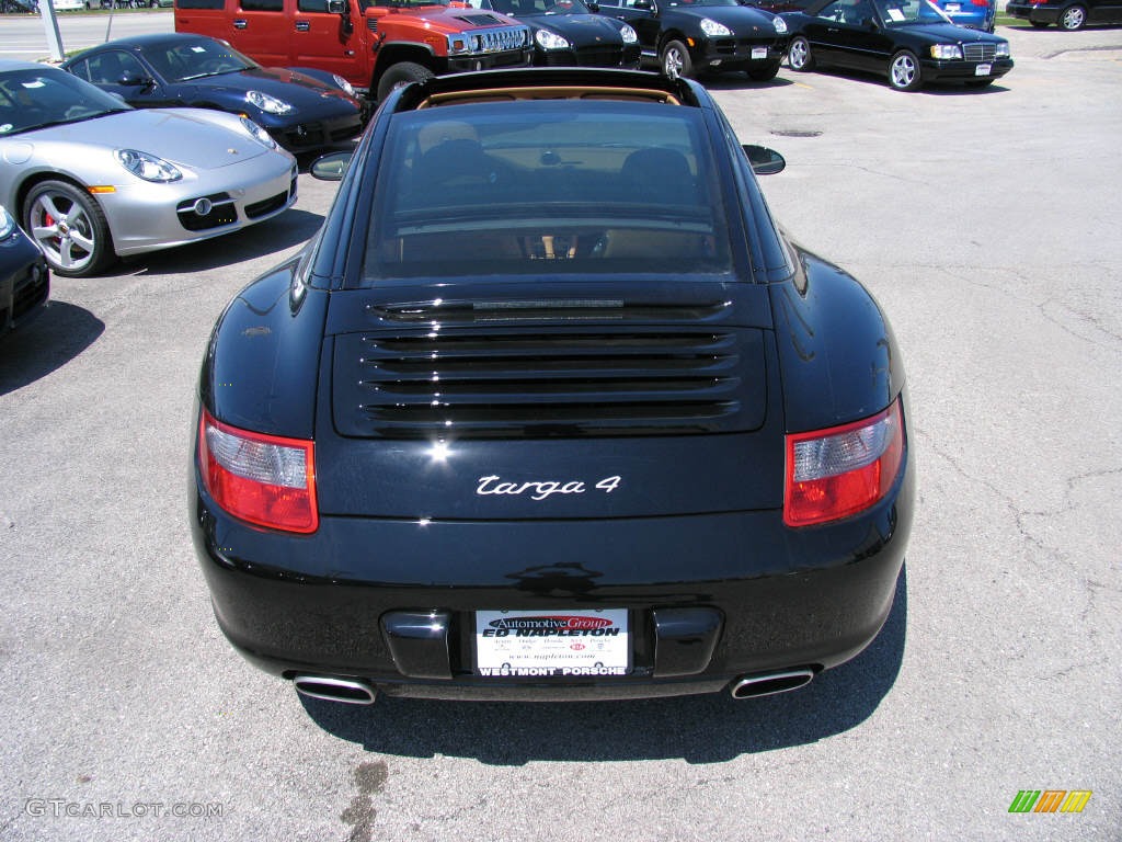 2007 911 Targa 4 - Black / Sand Beige photo #14