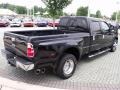 2008 Black Ford F350 Super Duty Lariat Crew Cab Dually  photo #5