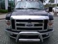 2008 Black Ford F350 Super Duty Lariat Crew Cab Dually  photo #8