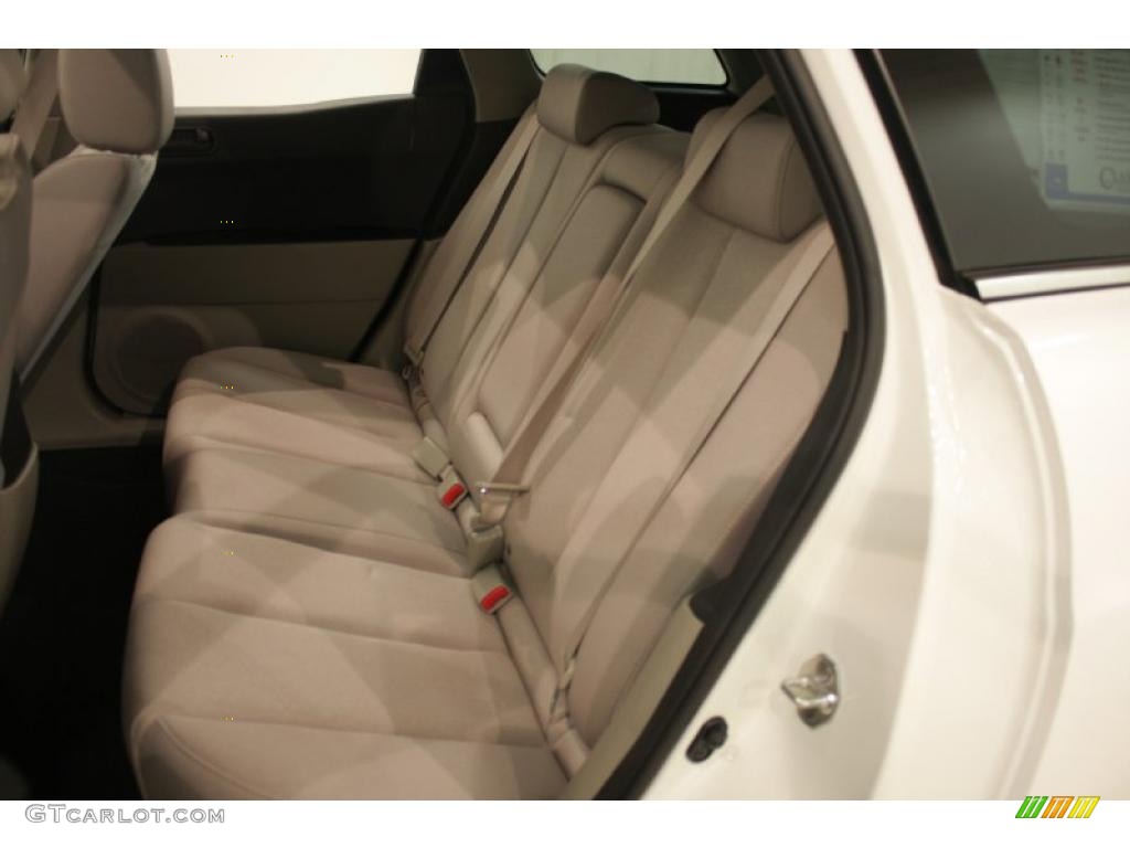 2008 CX-7 Touring - Crystal White Pearl Mica / Sand photo #18