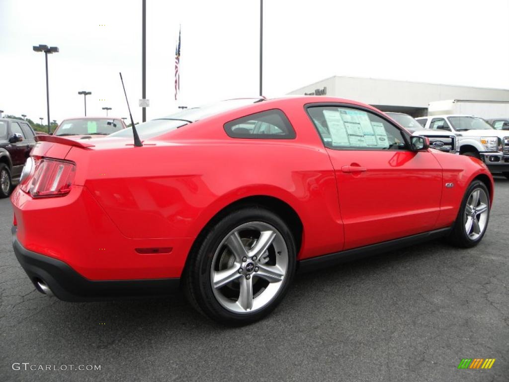 2011 Mustang GT Premium Coupe - Race Red / Charcoal Black photo #3