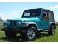 1997 Bright Jade Satin Glow Jeep Wrangler Sport 4x4  photo #1