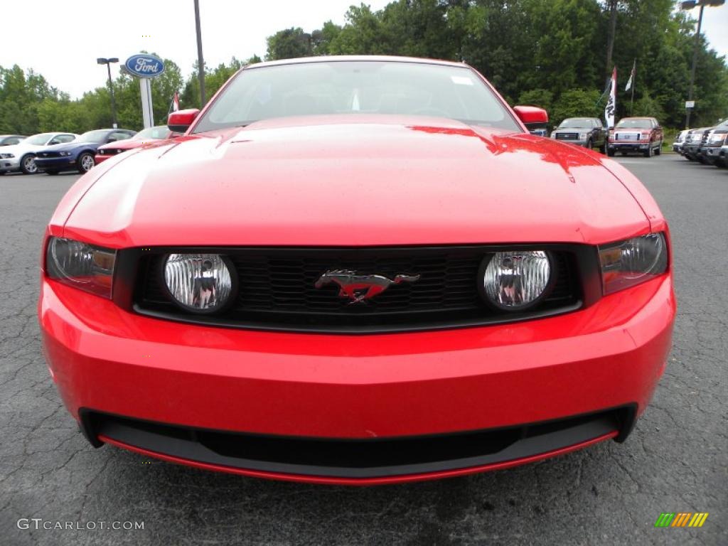 2011 Mustang GT Premium Coupe - Race Red / Charcoal Black photo #7