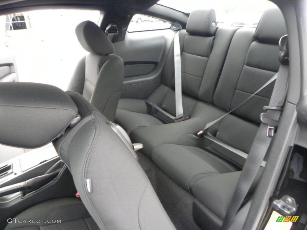 2011 Mustang V6 Coupe - Ebony Black / Charcoal Black photo #9