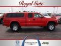 2004 Flame Red Dodge Dakota Sport Club Cab 4x4  photo #1