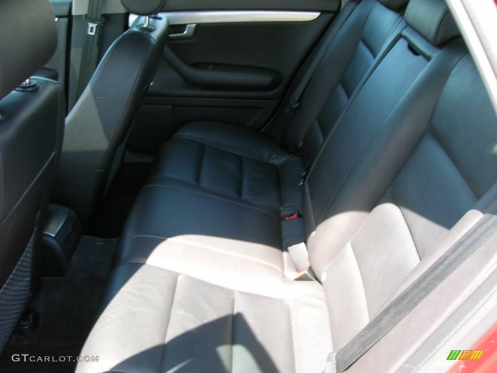 2004 A4 1.8T Sedan - Crimson Red Pearl Effect / Ebony photo #18